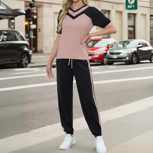 Set 2 pezzi da donna (Rosa e Nero)